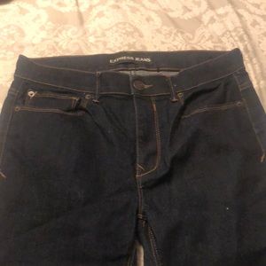 Express Mid Rise Jean Leggings 10R